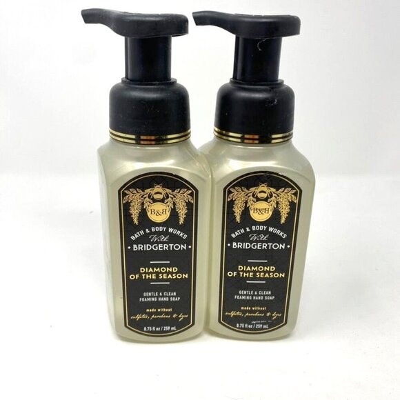 Bath & Body Works Bridgerton Diamond Of The Season Foaming Set of 2 Hand Soaps - Picture 1 of 7